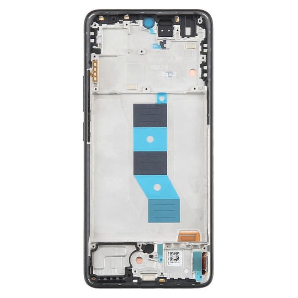 For Xiaomi Redmi Note 14 5G India AMOLED KOMPATIBEL LCD-skjerm Digitizer Fullmontering med ramme Black