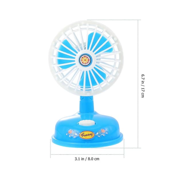 Legetøj Boligindretning Børn Legehus Legetøj Mini Elektrisk Ventilator Simulation Elektrisk Ventilator Cosplay Elektrisk Ventilator Plastik Barn