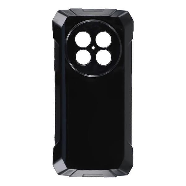 Kompatibelt deksel for Blackview Rock 2 mykt TPU-deksel med fallbeskyttelse Black