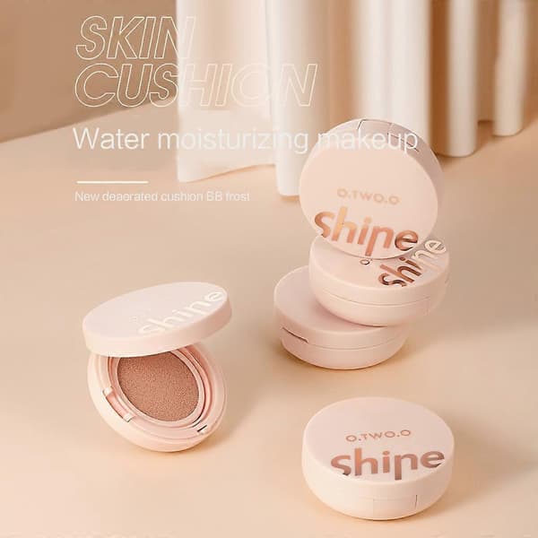 Luftkudde BB Concealer Återfuktande Flytande Foundations CC Cream 3 Färger—ls pink white