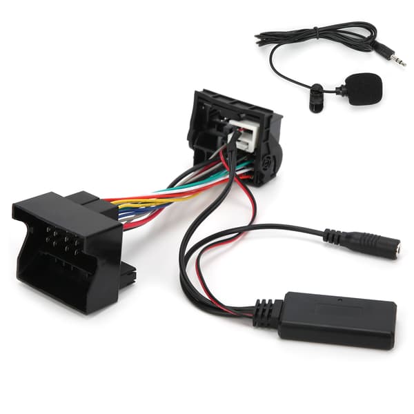 12-pin Bluetooth AUX-IN-kabel stereolydadapter med mikrofon, passer til Peugeot 207 307 407 308