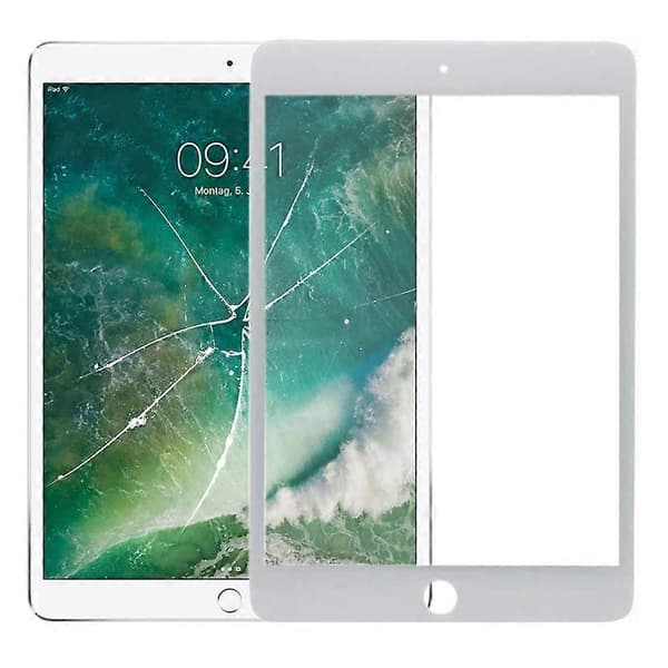Frontskærm ydre glaslinse til iPad Pro 9.7 tommer A1673 A1674 A1675 White