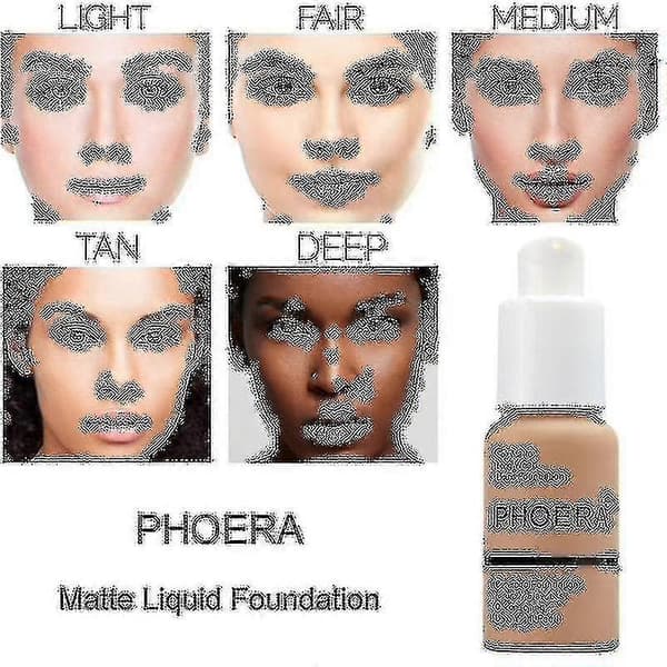 Langvarig lysnende flydende foundation concealer fuld dækning base makeup—ls
