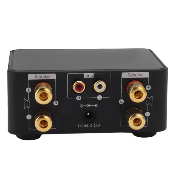 Mini effektforstærker 50W Bluetooth 5.0 DC9V-24V klasse D HiFi stereoforstærker til hjemmet til computermobiltelefon