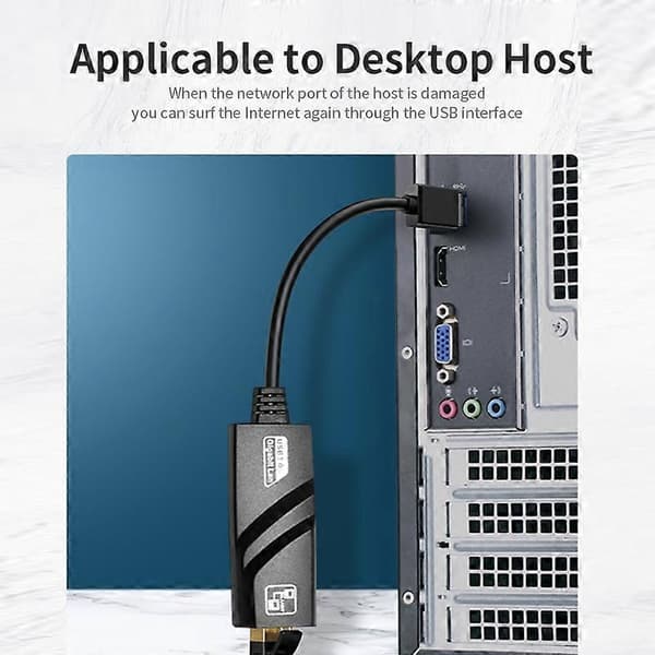 JSM 10 / 100 Mbps USB 3.0 til RJ45 Ethernet Adapter Netværkskabel Not Specified