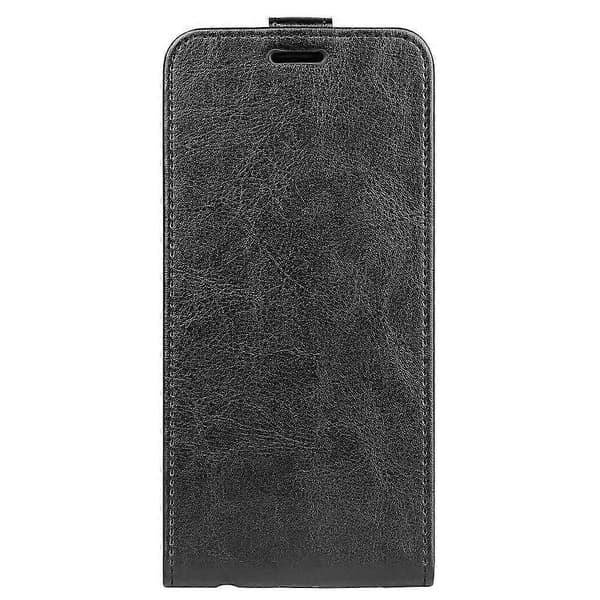 R64 Texture Single Vertical Flip -nahkainen puhelinkotelo Black For Nothing Phone 3a Pro