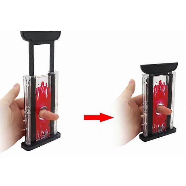 2st Finger Chopper Magic See Through Guillotine Finger Chopper Finger Cutter Trick Prop[ls]