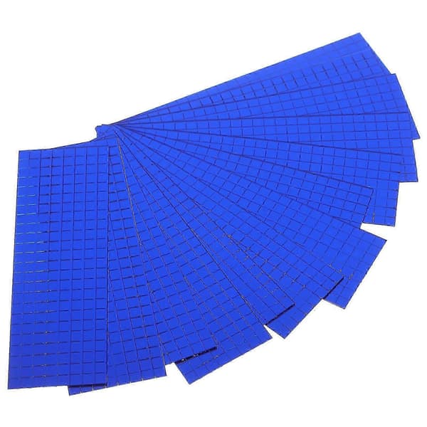 6 ruller selvklebende mosaikkdekaler DIY-materiale blå Blue 100.00X4.00X0.10CM