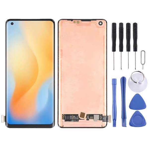 KOMPATIBEL AMOLED Materiale LCD-skjerm og Digitizer Komplett Montering for Vivo X50 Pro Not Specified