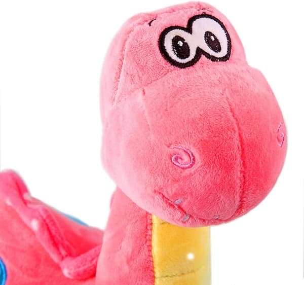 14\" vaaleanpunainen täytetty dinosauruspehmolelu, pehmodinosaurus