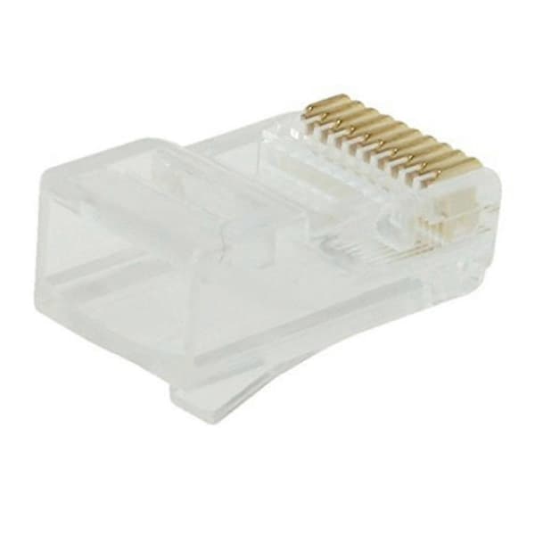 10 stykker RJ50 Keystone modulær 10P10C-stik (klar)