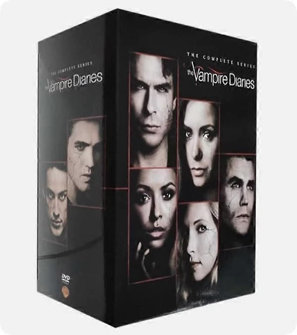 Vampire Diaries: Komplett serie sesong 1-8 (DVD 38-disc bokssett) Ny!