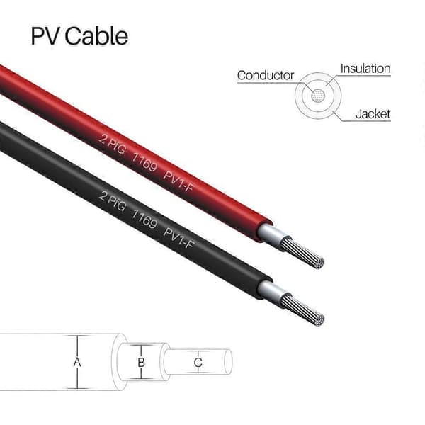 MC4 til DC 5.5x2.1mm Soladapterkabel for Kraftstasjon Rask PlugandPlay-tilkobling