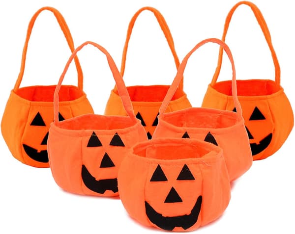 Slitstarka pumpapåsar för barn Halloween Godispåse Halloween Ca