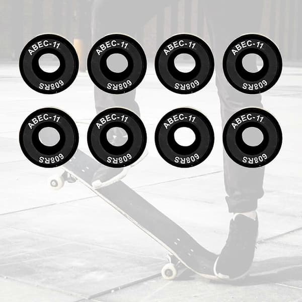 608RS ABEC-11 Rullalaudan Longboard Laakerit Musta—ls