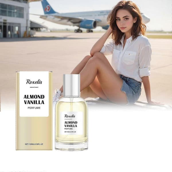 Vanilla Charm Parfym - Långvarig Mandel Vanilj Doft, Elegant & Fräsch, 100ml