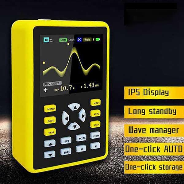 2,4-tommer 5012h IPS-skærm Digitalt oscilloskop 500ms/s samplinghastighed 100mhz analog båndbredde understøtter—ls