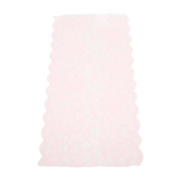 Rosa spetsband 10 yards 23 cm bredd Elegant trim för presentförpackning Brudkläder Broderidekoration