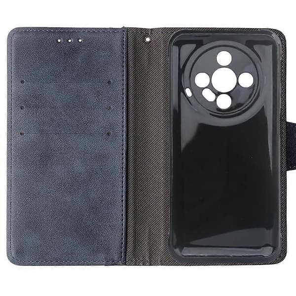 Kompatibel med Ulefone Armor X31 Pro 5G Mobiltelefonfodral PU Läder Flip Plånboksfodral med Stativ Royal Blue