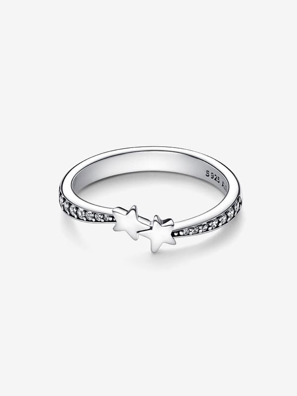 Pandora - Shooting Stars Sparkling Ring - Sterlingsilver Circumference: 58mm