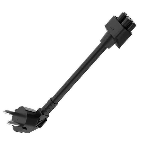 EU Schuko-adapter til Tesla Model S 3 X Y Gen 2 UMC Universal Mobile Connector 16A-adapter Svart