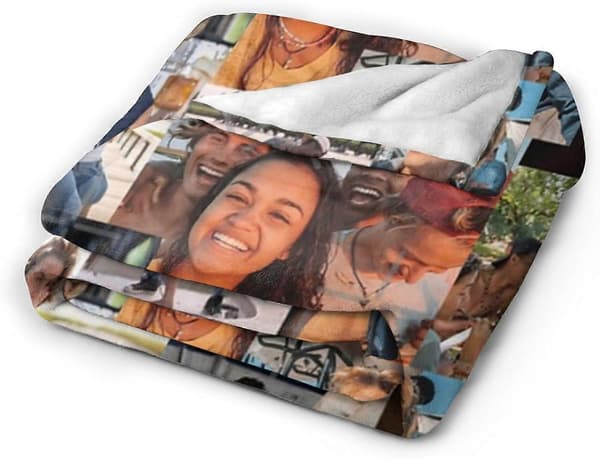 JJ Collage Outer Banks Tæppe Sengetøj Værelsesindretning Flonel Tæpper Kompatibel med Seng Sofa