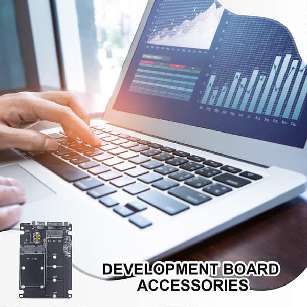 MSATA SSD Solid Disk NGFF til SATA3 Ekstern Harddisk Kabinet Adapter M.2 NGFF Protokol til Adapter Dobbelt Formål Med fodral