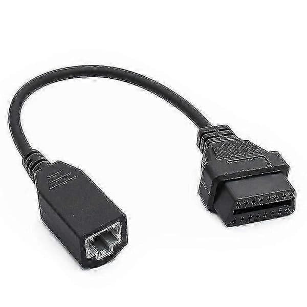 Obd2-kabel til 3-bens Obd1-adapter Obd2 Obdii til 3-bens til 16-bens stik kompatibel Di—ls Svart