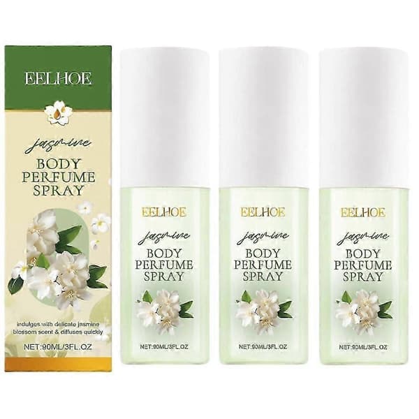 1-3x Jasmin Kroppsparfym Spray 90ml Parfym för Kvinnor—ls 3pcs