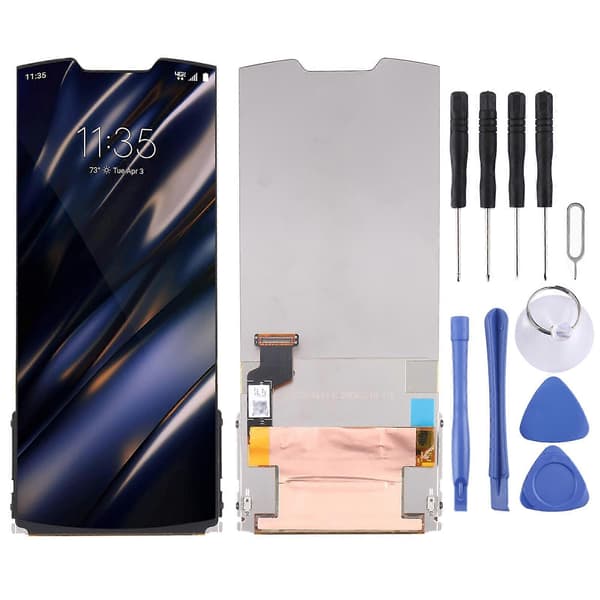 KOMPATIBEL Hoved-LCD-skjerm for Motorola Razr 2019 / Razr 5G med Digitizer Full Montering Not Specified