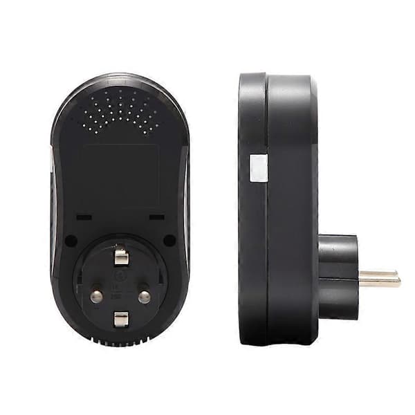 BHT12-E Plug-in LED-termostat uten WiFi, EU-plugg Black