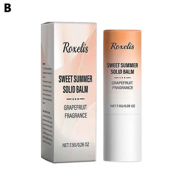 Solid-Parfume Balsam Stick Krops Solid-Parfume Langtidsholdbar til Kvinder Kosmetik—ls Black