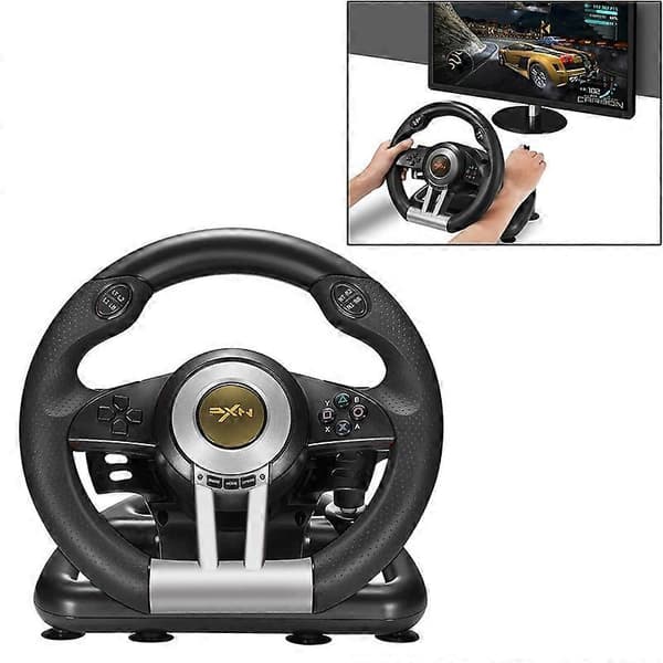 PXN-V3 Racing Game Ratt för PC / PS3 / 4 / xbox one / switch Svart