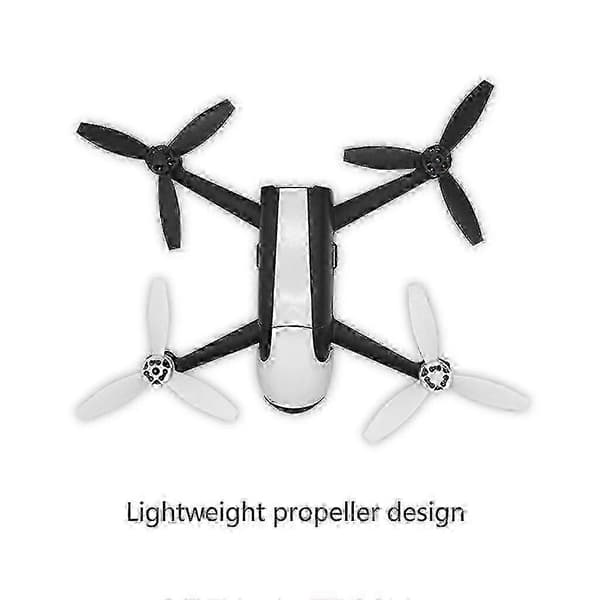 4-delt langt propellsett for Parrot Bebop 2 Drone & FPV 2.0 Quadcopter—ls 4 Black