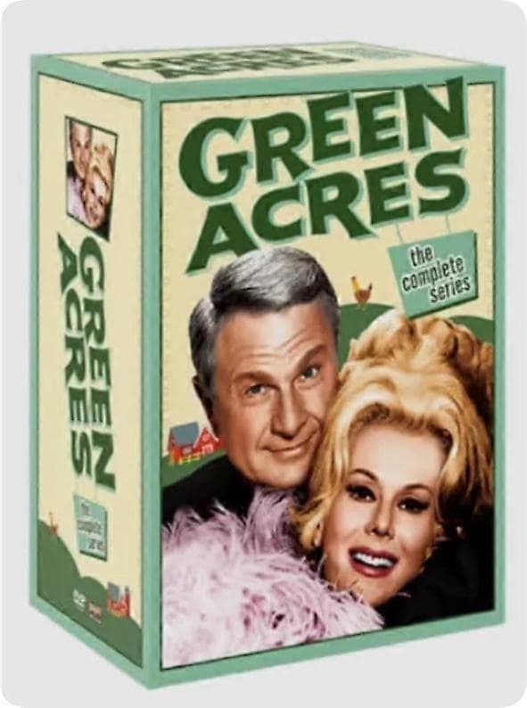 Green Acres Koko sarja kaudet 1-6 (DVD 24 levyn boksipaketti)