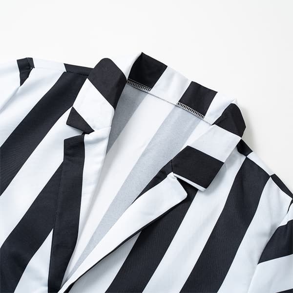 Beetlejuice Halloweenfilm Karaktär Overall Kostym Sovpyjamas Spökutrustning & Halloween för män L