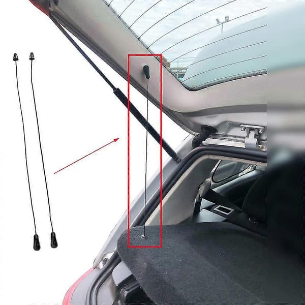 Til Focus 2 Mk2 Hatchback 2004-2011 Indvendig Bagagerumshylde Snor Indvendig Tonneau Cover Rem Snor—ls