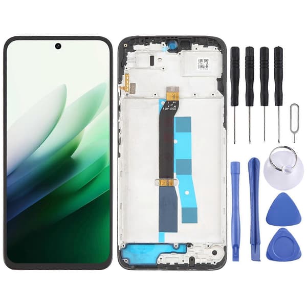 For Xiaomi Redmi 15 5G KOMPATIBEL LCD-skjerm Digitizer Fullmontering med ramme Inte angivet