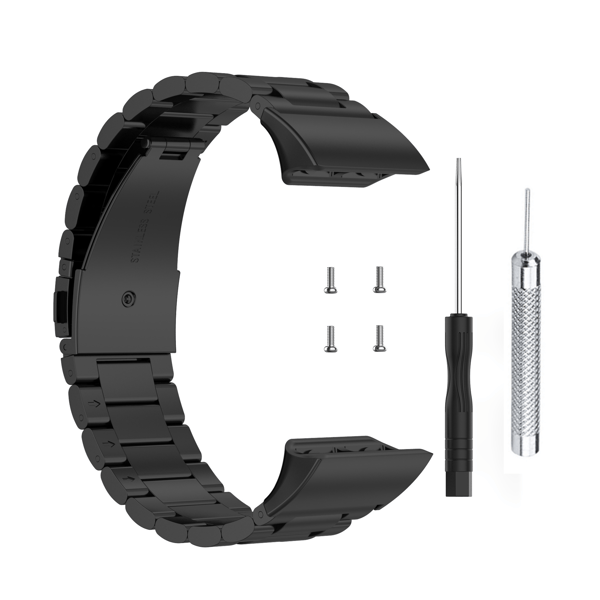 Garmin Approach S10 armbånd rustfrit stål 7 dele Sort