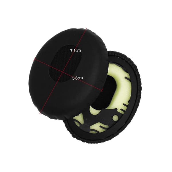 Erstatningsøreputer Øreputer for Bose QuietComfort 3 QC3 On Ear OE2 OEi hodetelefoner Øreklokker black