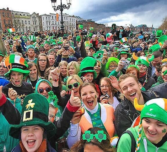 St. Patrick's Day Parykhat Irsk Dag Fest Bal