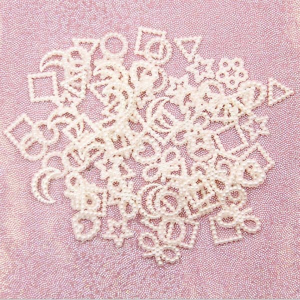 Flade Charms til Håndværk Blandet Måne Stjerne Løs Ædelsten til DIY Håndværksfremstilling – ls A gradient blue purple
