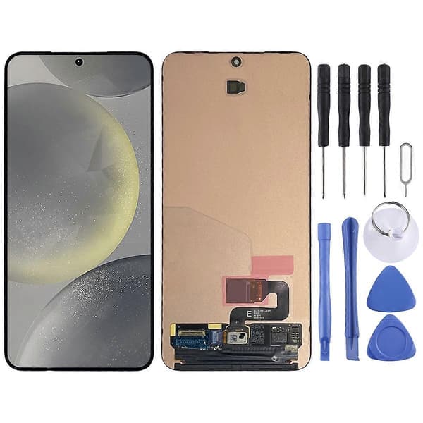 Til Samsung Galaxy S24 5G SM-S921B KOMPATIBEL LCD-skærm med Digitizer Fuld Samling Inte angivet