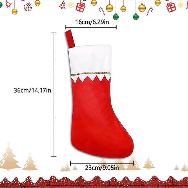12 stk. julestrømper, juleboots, store julestrømper, julestrømper til fylling og hengende gaver