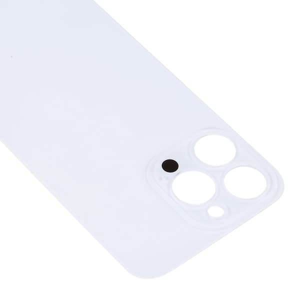 Enkelt erstatningsglas bagcover til iPhone 14 Pro Silver