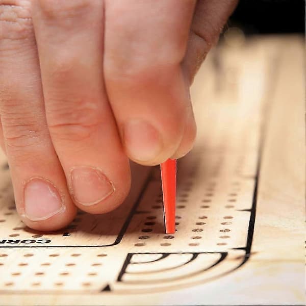 105 stk. Cribbage-brætstifter, tilspidsede Cribbage-stifter passer til 1/8 tomme hul Cribbage-stifter (3 farver)