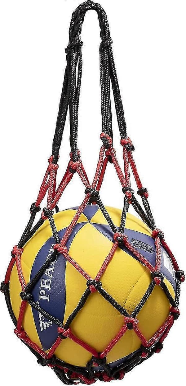 Mesh boldtaske, holdbar mesh snøre sportstaske stor mesh nettaske