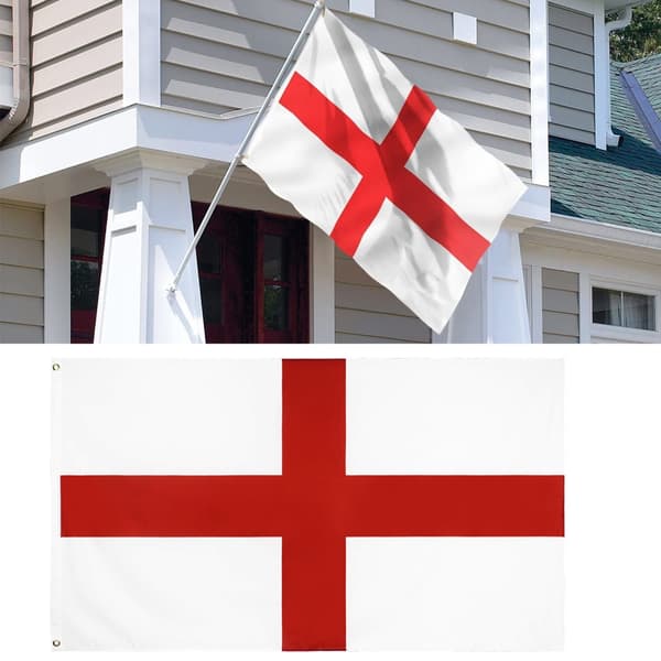 England Nationalflag 3x5Ft 150D Polyester Landeflag Indendørs/Udendørs—ls