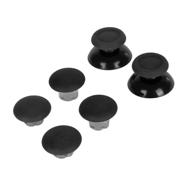 Thumb Grip 8-i-1 multifunktionelt 3D-fjernfølende tommelfingerstick-dæksel med 2 stk. Thumb Stick Base Kompatibel med PS5-controller Sort