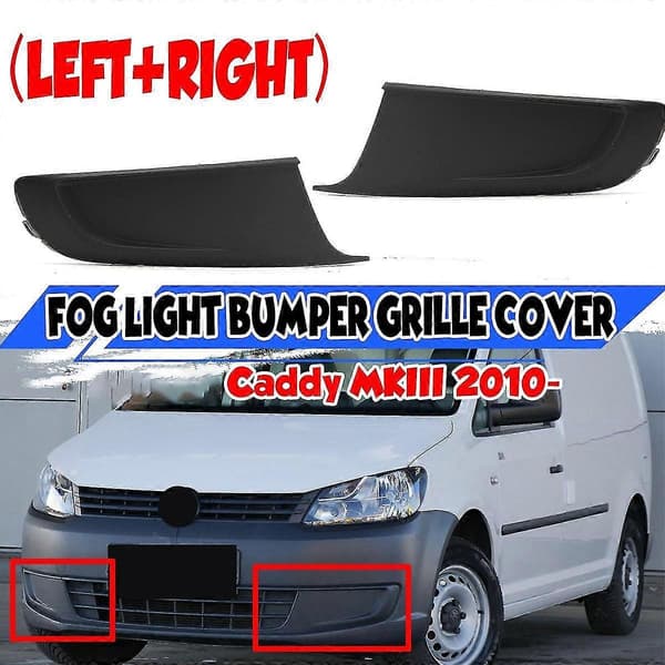 Bil Front Bumper Tåkelys Grill Grill Deksel Trim Cap For Caddy Iii 2010-og nyere Tåkelys Grill—ls